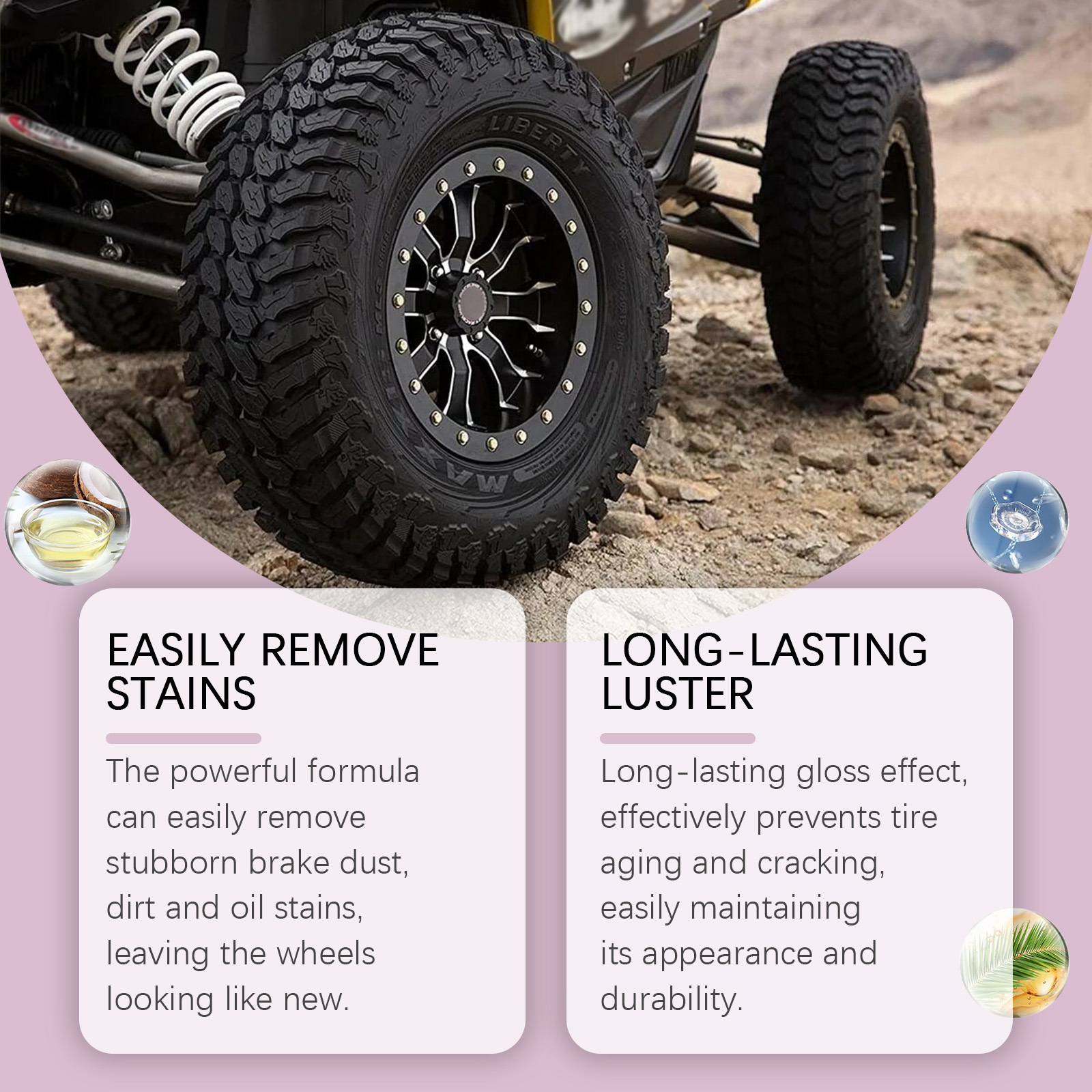 Heavy Duty Wheel Cleaner Decontamination Anti-aging