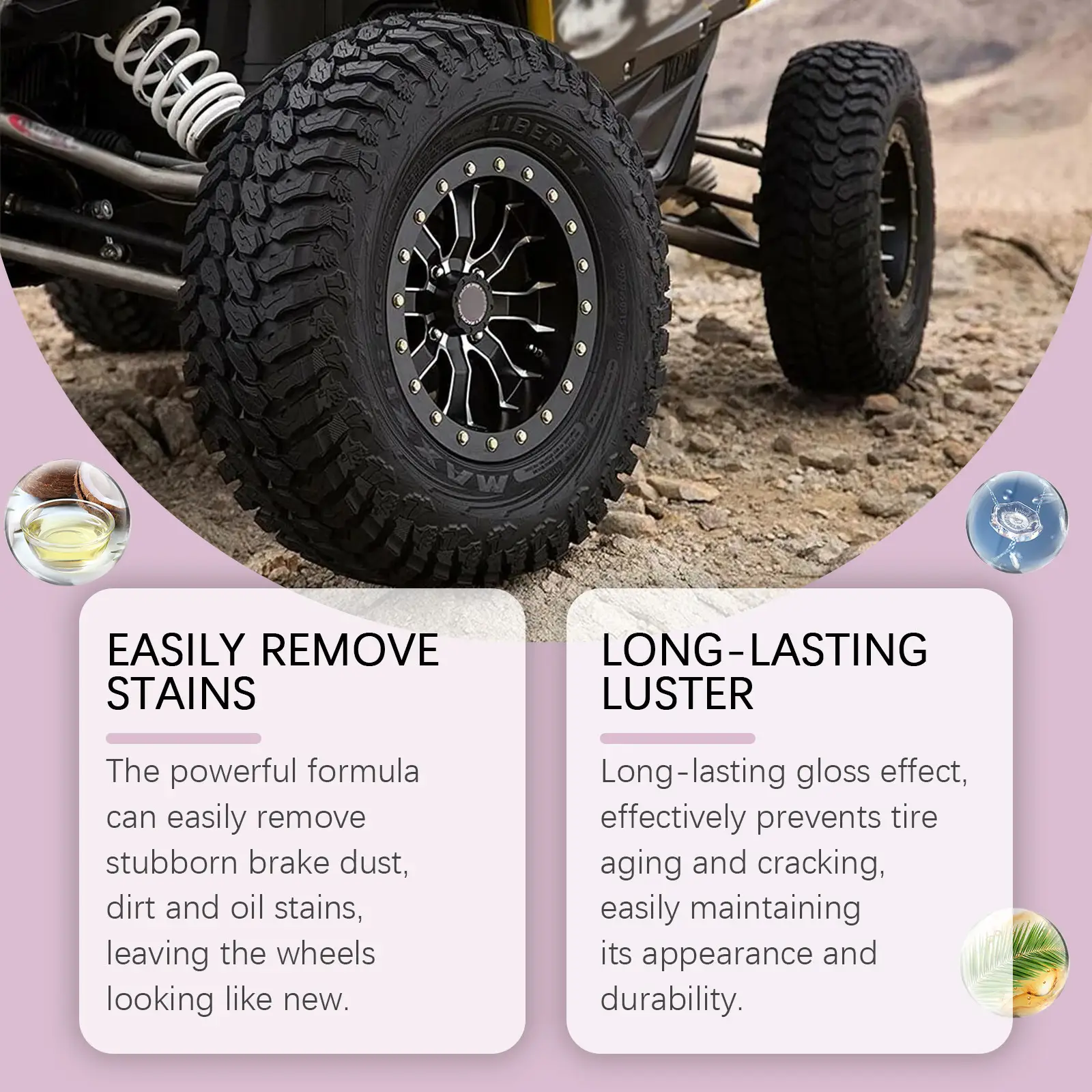Heavy Duty Wheel Cleaner Decontamination Anti-aging