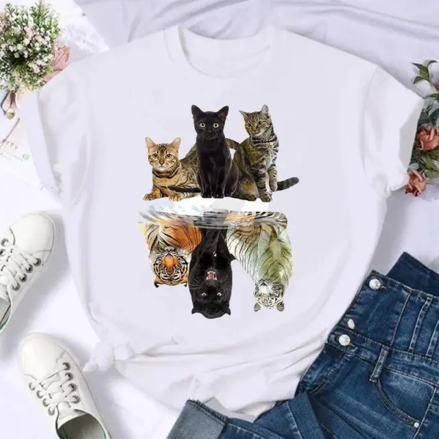 Women's Printed Short sleeved T shirt 9Style - Shop at LoveMi