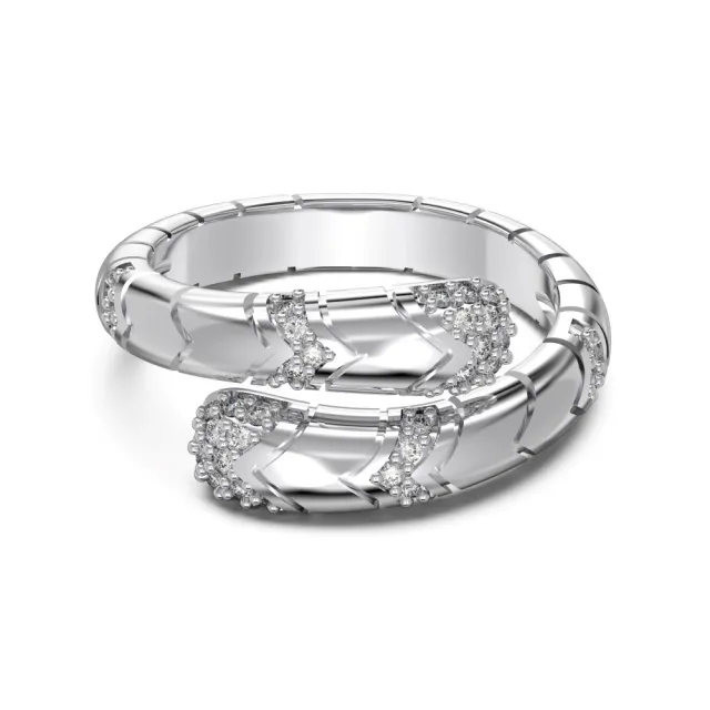European And American Style S925 Sterling Silver Ring Female Exquisite Star Moon Full Zirconium Inlaid White Gold Color Dy121213Swwh - Shop at LoveMi