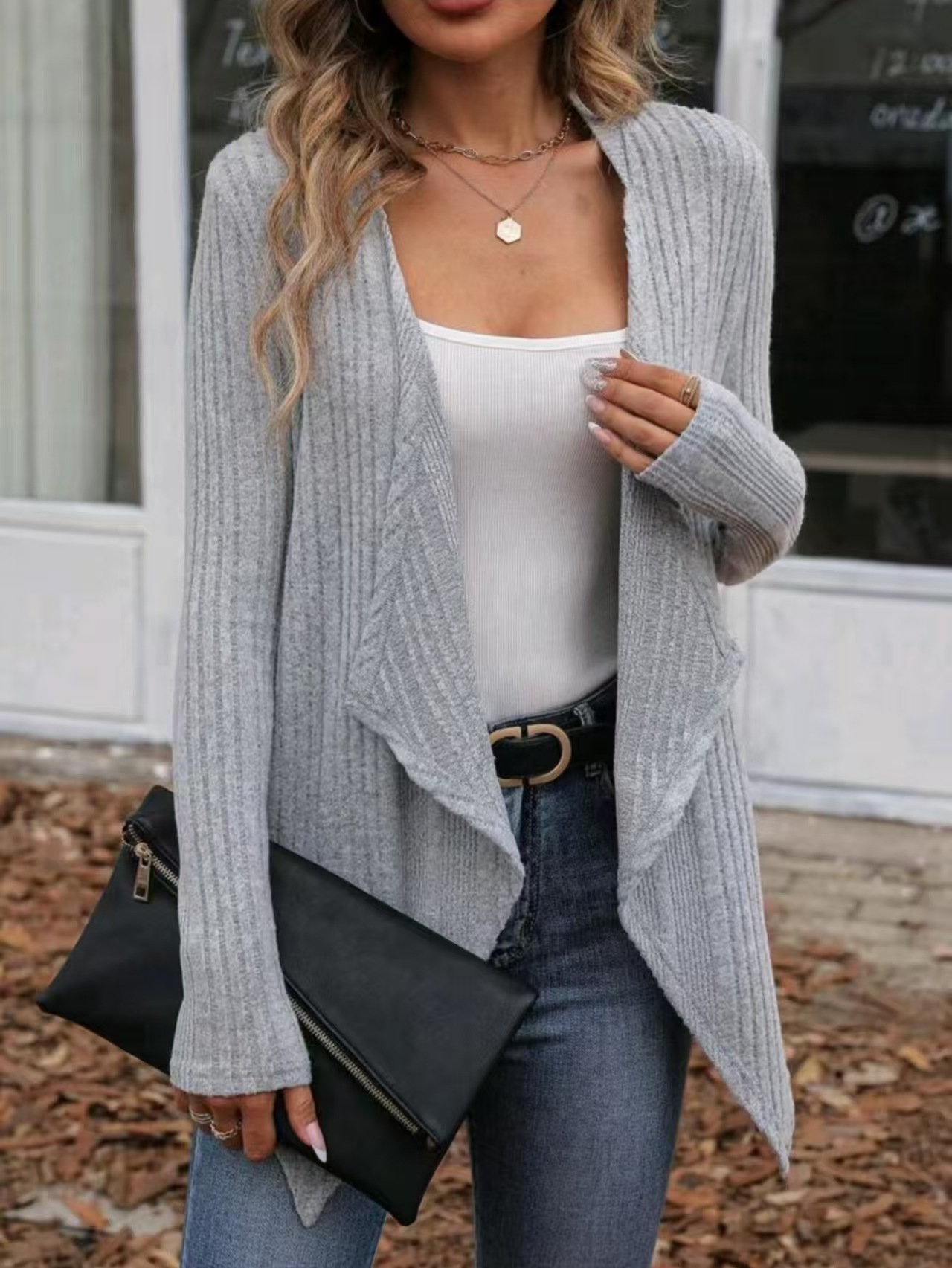 Cardigan Long Sleeve Casual Women's Clothing