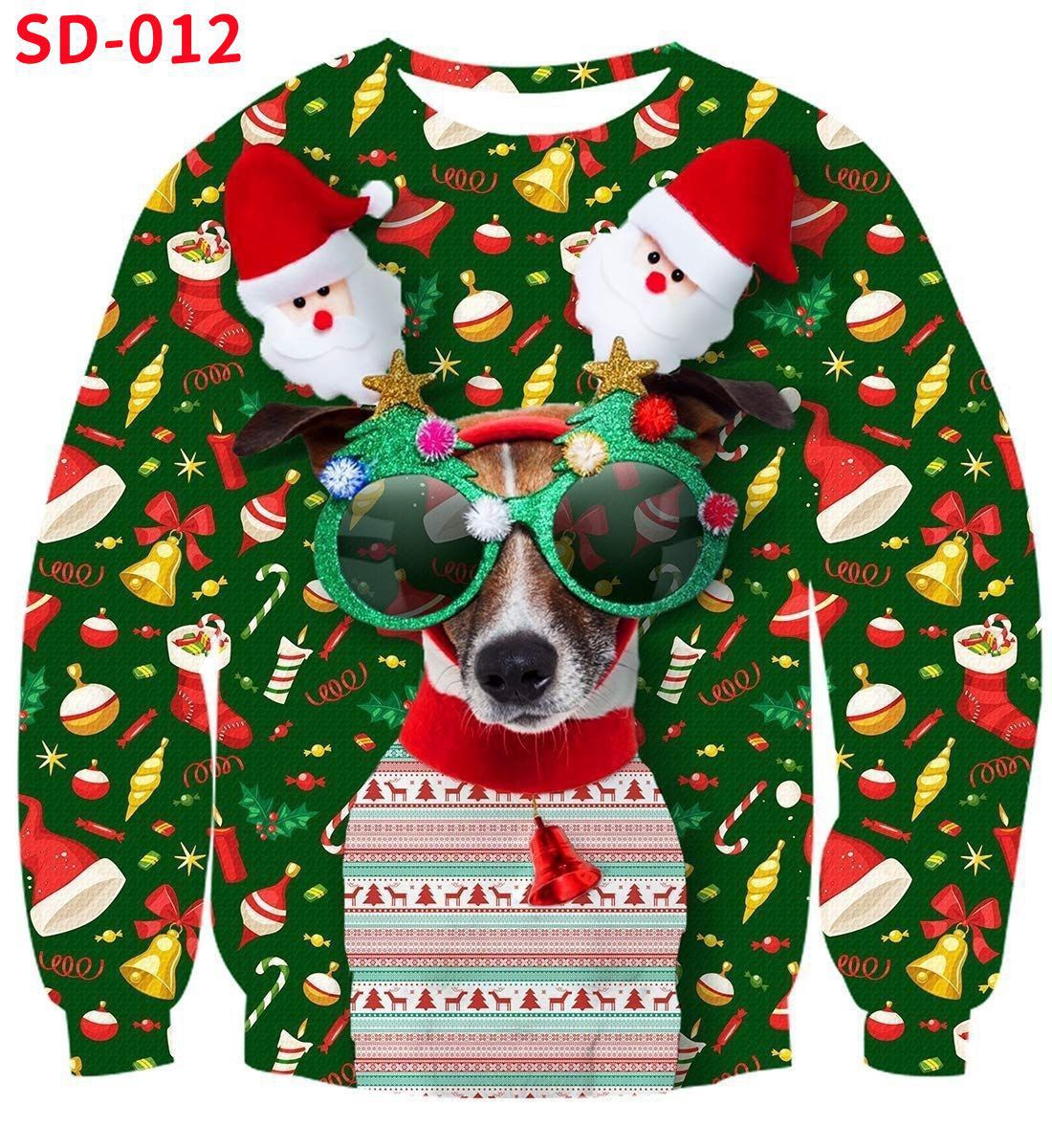 Printed Casual Men's And Women's Same Style Loose Long Sleeve Sweatershirt