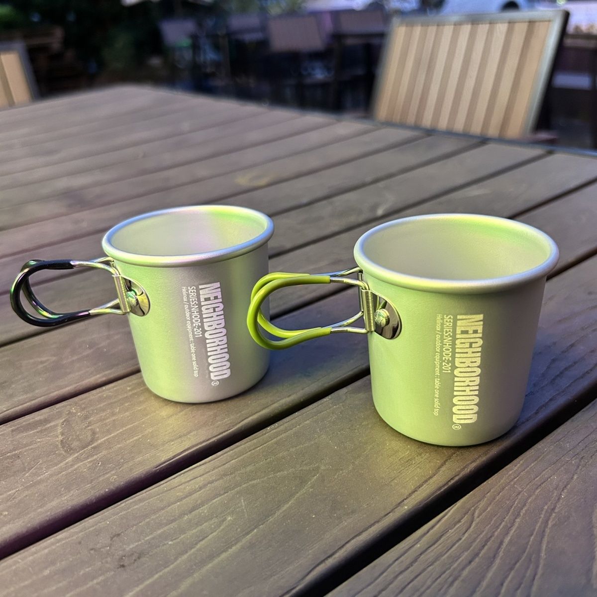 Thickened Outdoor Camping Cup Folding Small Teacup Aluminum Alloy