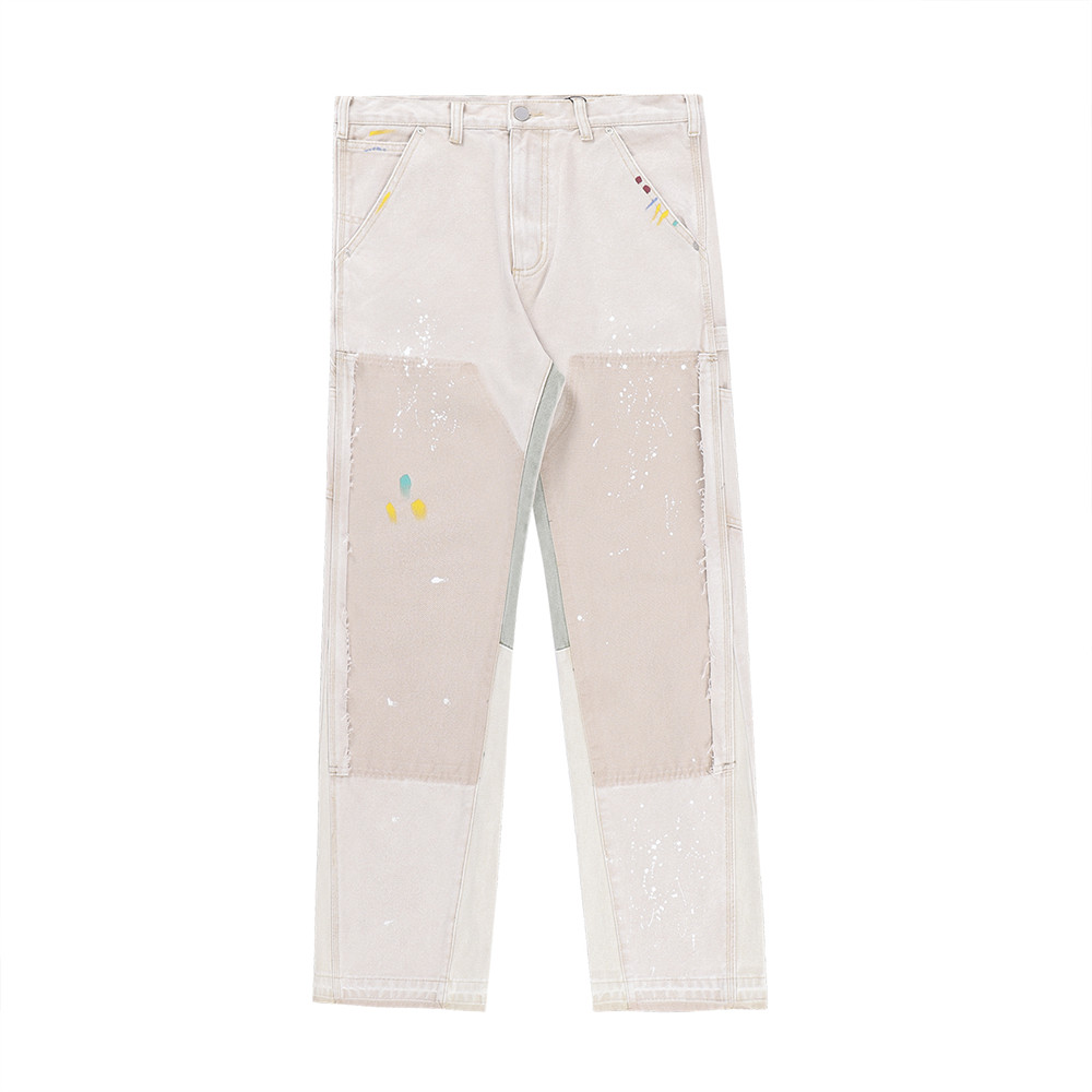 Title 2, Jeans Paint Splash Splice Jeans Macchia sciolta...