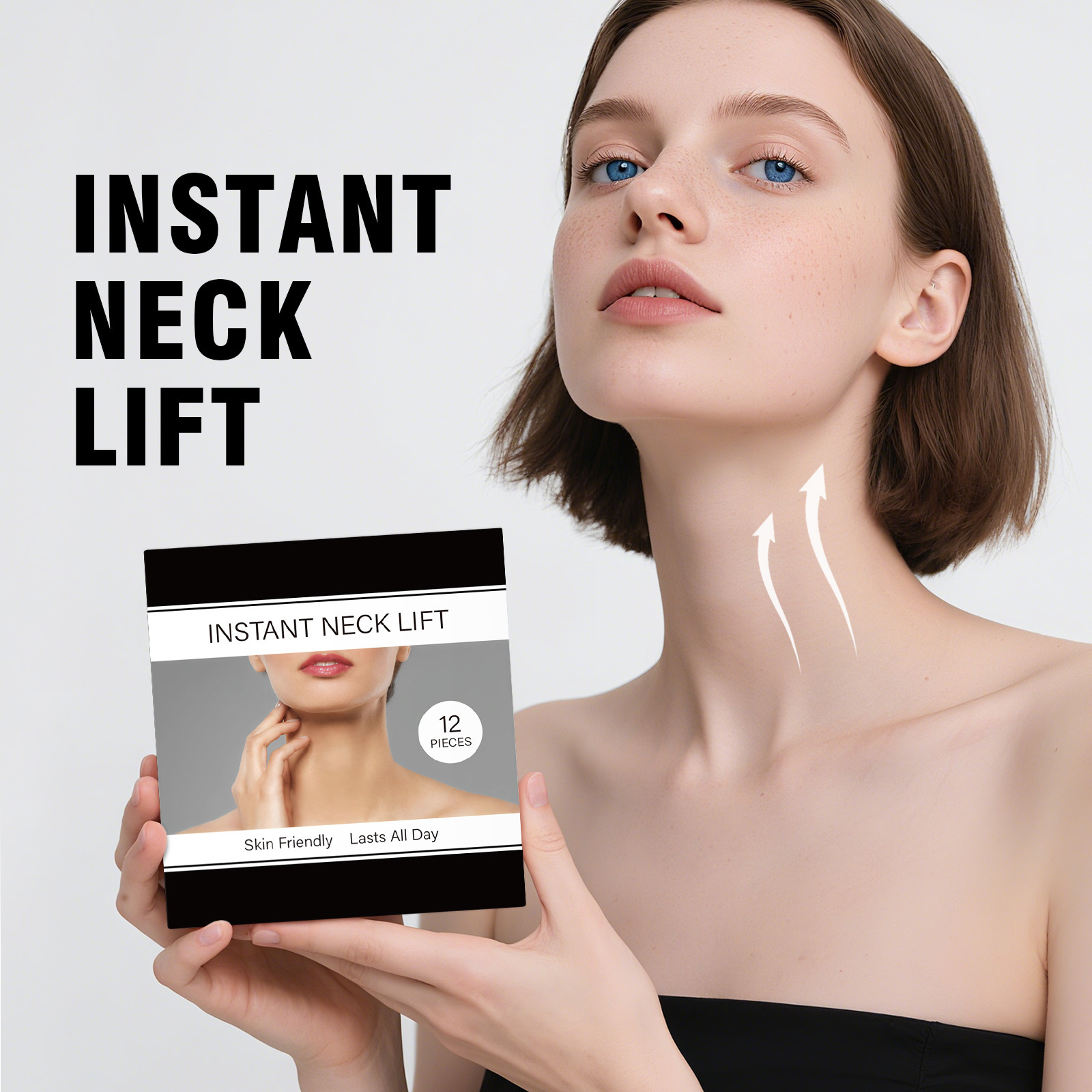 Fade Neck Pattern Invisible And Breathable Comfortable Physical Lifting Neck Paste