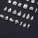 K9 Ultra-Shiny Flat-Back Rhinestones In White For Nail Art Decorations view 15