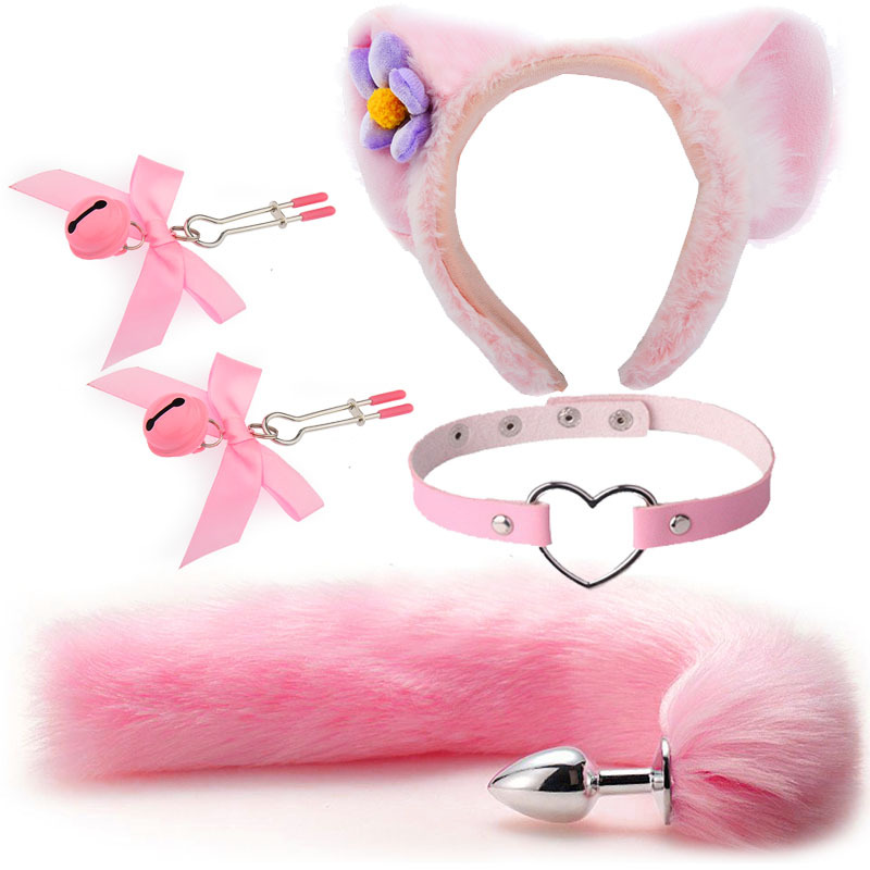 Mask Ear Barrettes For Women Metal Suit 4