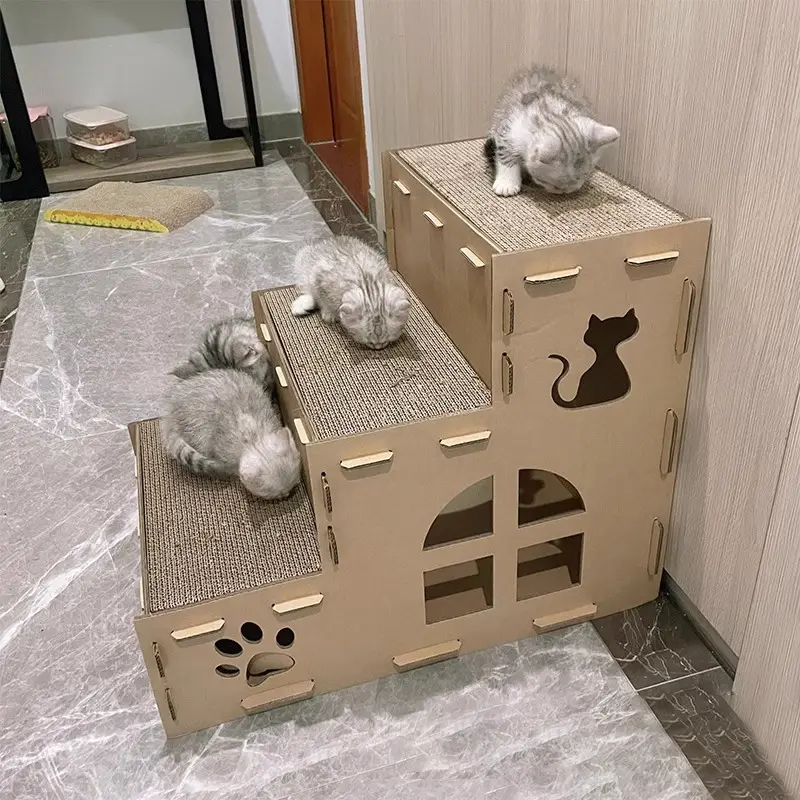 Cat Scratcher And Bed Combined Claw Board