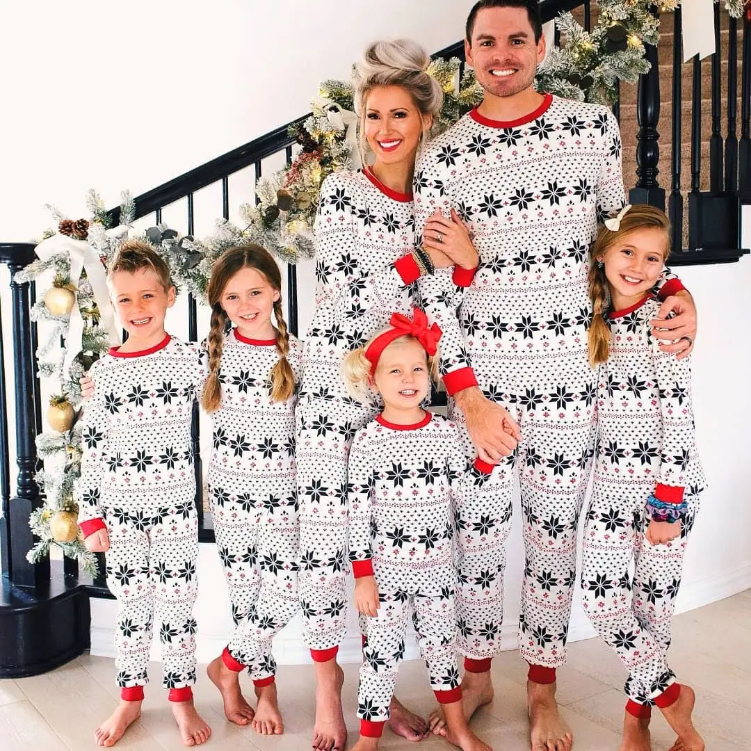 European And American Christmas Parent-child Wear Homewear