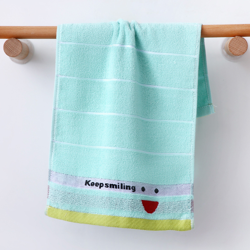 Children's Towel Home Soft Cartoon Face Towel Pure Cotton