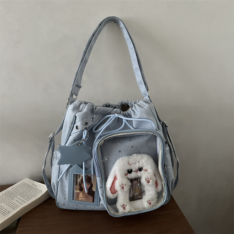 Drawstring Shoulder Bag, picture 5 of 6