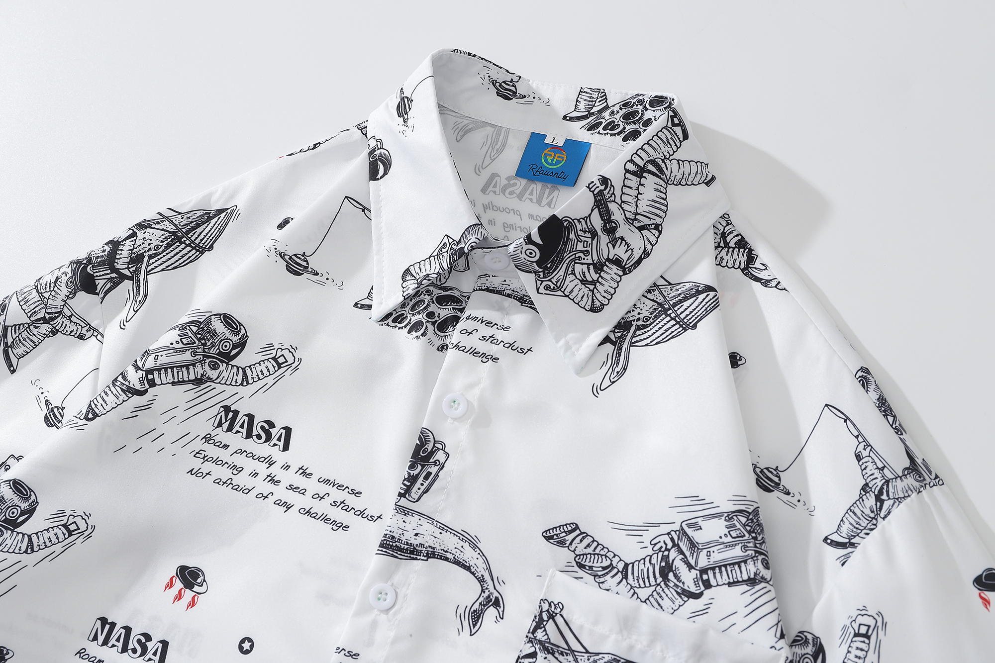 Title 6, Camisa de hombre estilo americano hip hop manga...