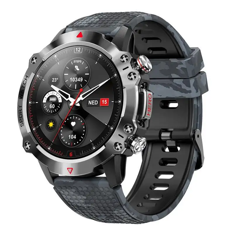 Outdoor Pedometer Weather Heart Rate Blood Pressure Watch
