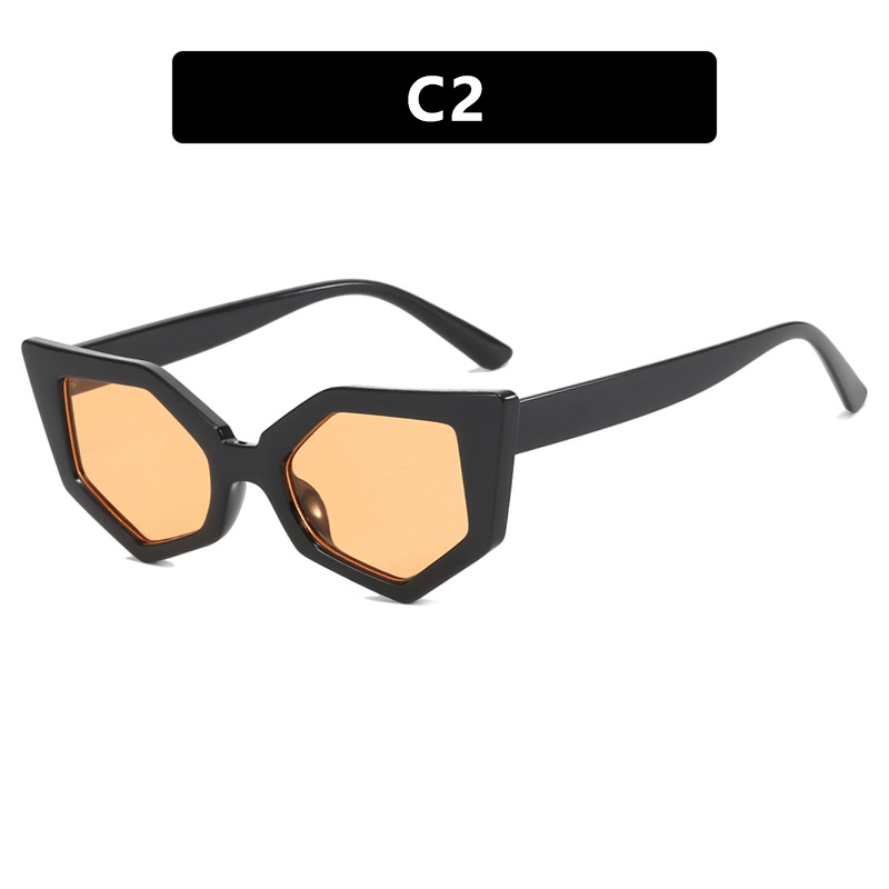 Fashion Polygon Hip Hop Irregular Sunglasses - Image 17