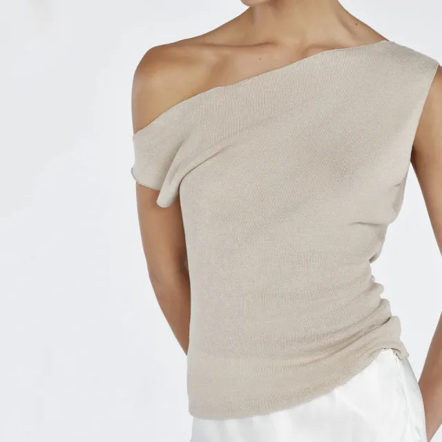 Women's Casual Solid Color T shirt Top Khaki - Shop at LoveMi