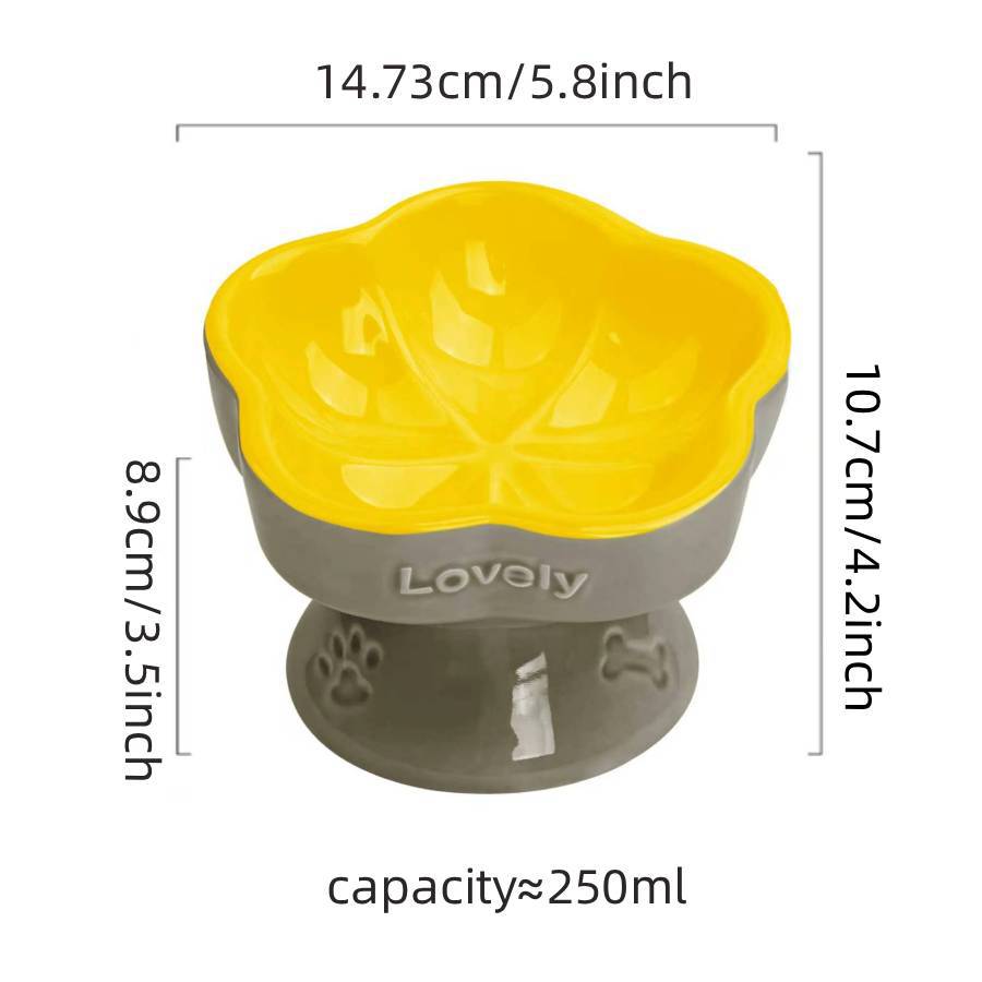 Ceramic Elevated Pet Bowl For Medium To Large Dogs — foto 5