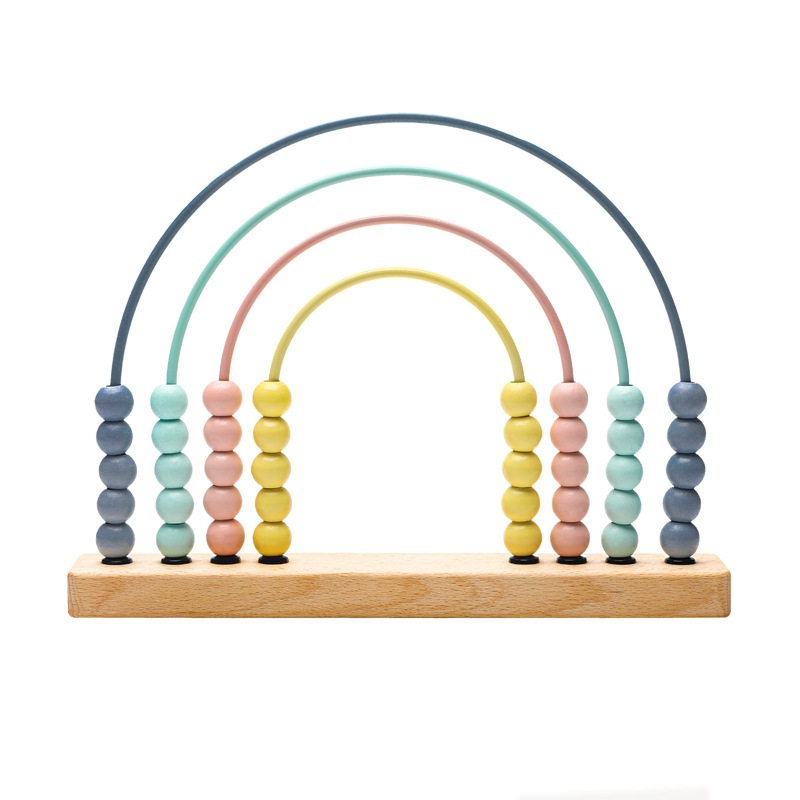 Early Education Wooden Abacus Stand For Children