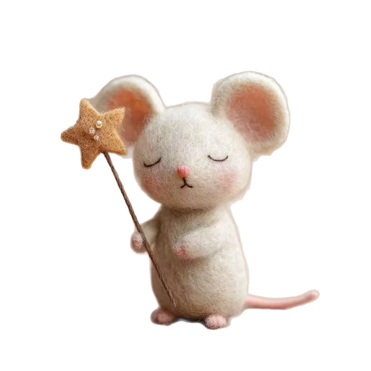 Cross-border Finished Wool Felt DIY Five-pointed Star Mouse 6