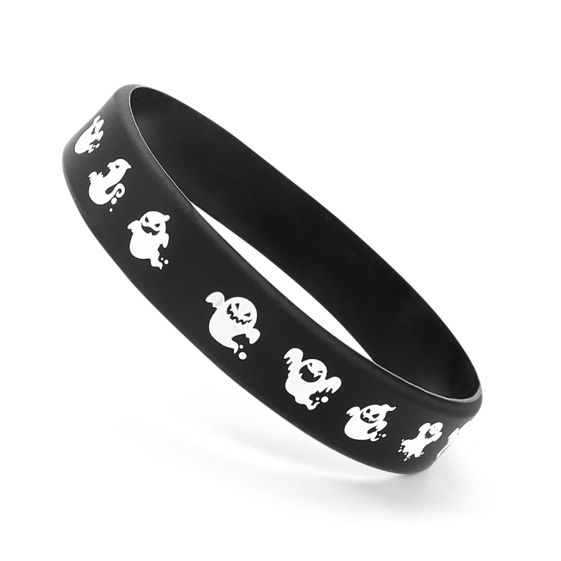 Black Bracelet White Pattern