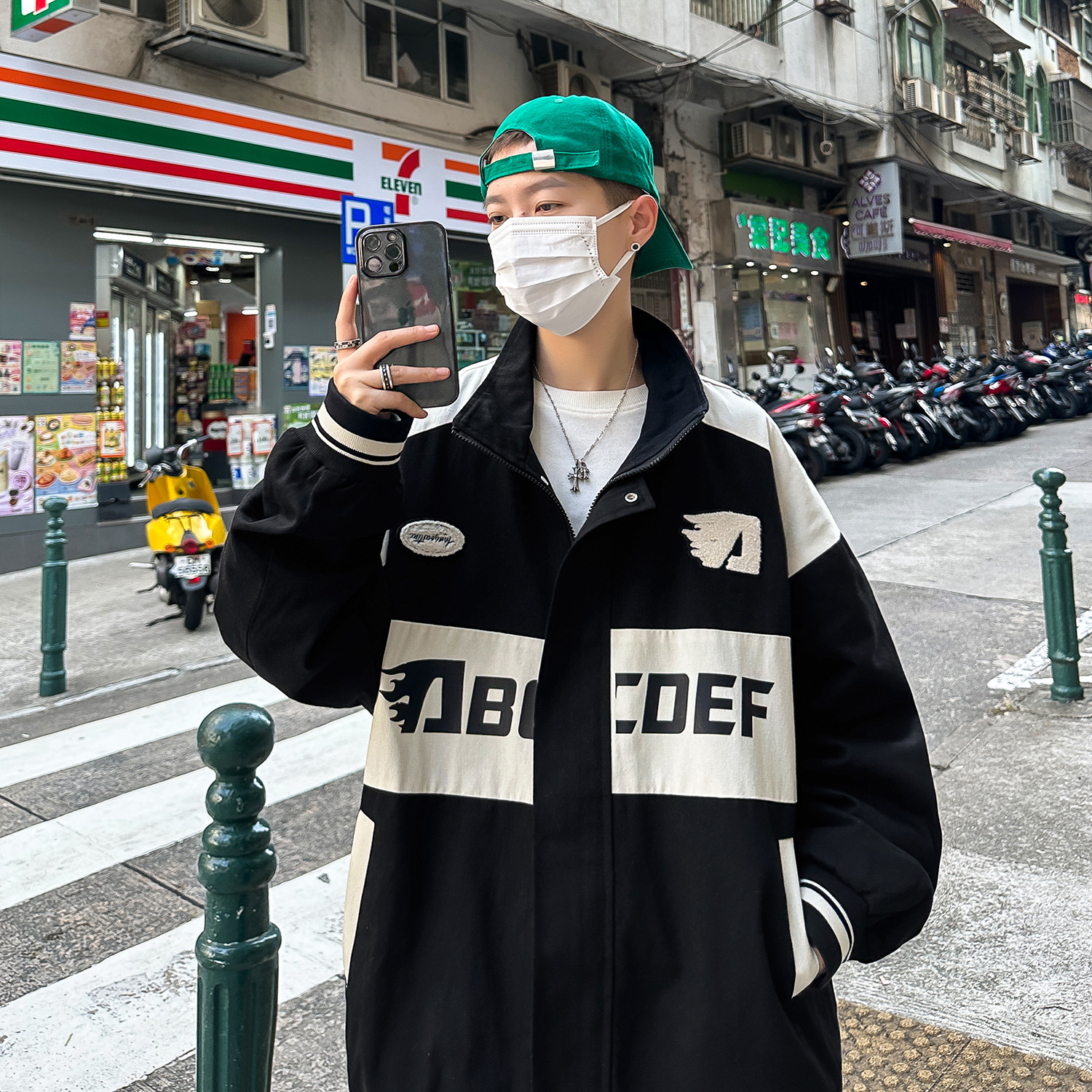 Hong Kong Style Loose Jacket Coat