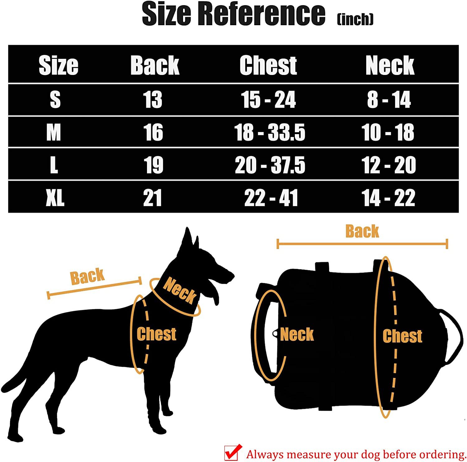 Large Dog Tactical K9 Dog Vest 4 Large Dog Tactical K9 Dog Vest