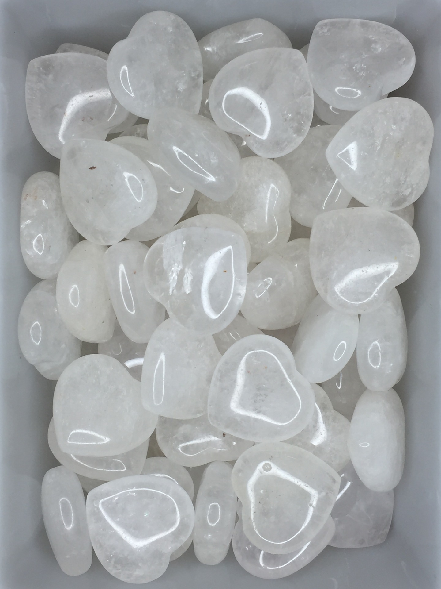 Cross-border Preferred Bulk 2CM Natural Heart Love Heart Stone Birthday Gift Home Decoration Heart-shaped Craft