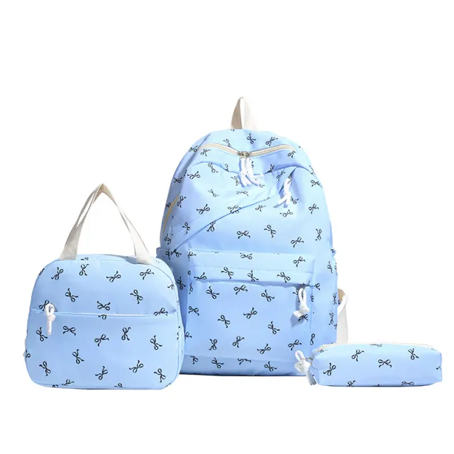 Cute Girl Campus High School And College Student Backpack Blue - Shop at LoveMi