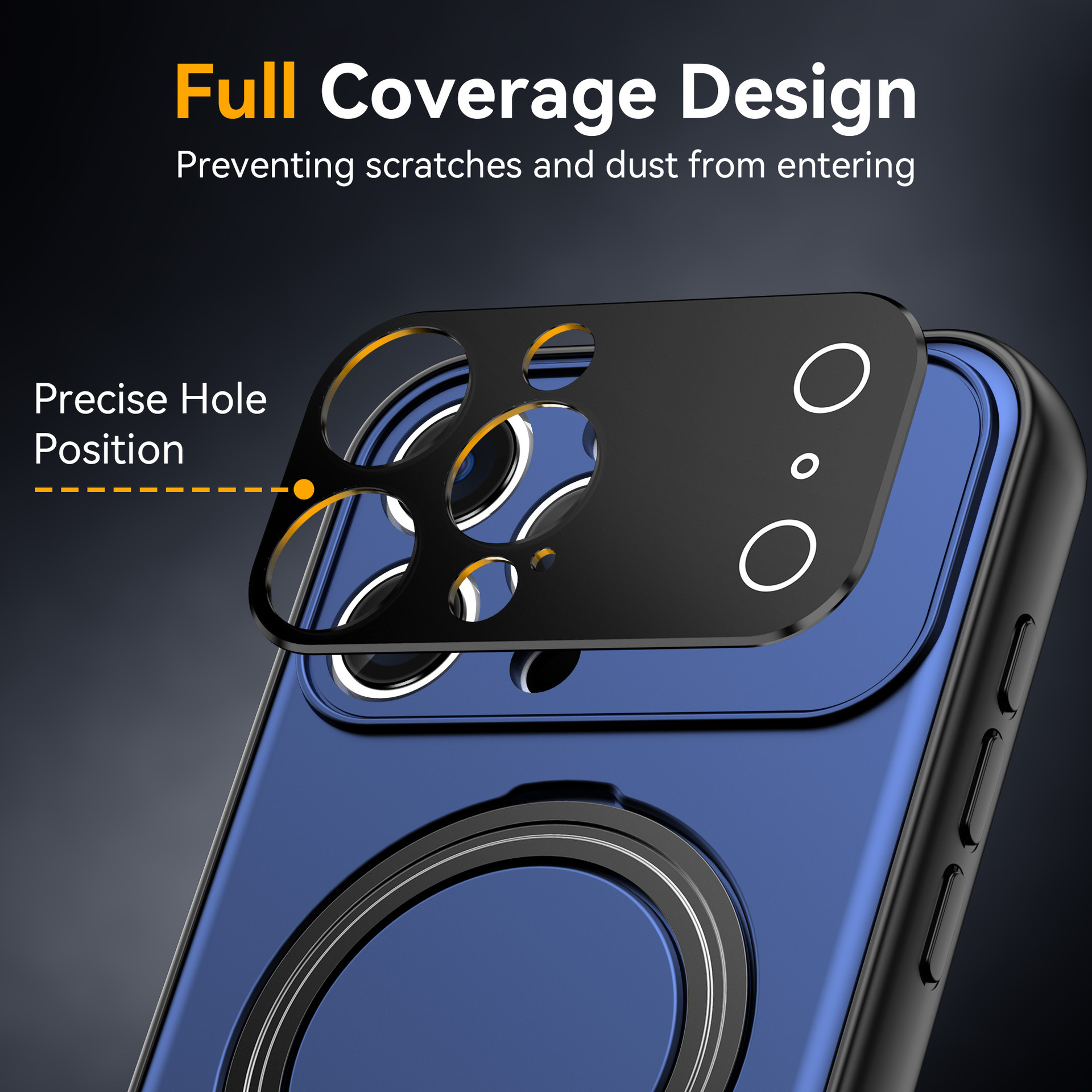 Large-screen Magnetic Bracket Phone Case With A Skin-like Finish And Drop-resistant Design