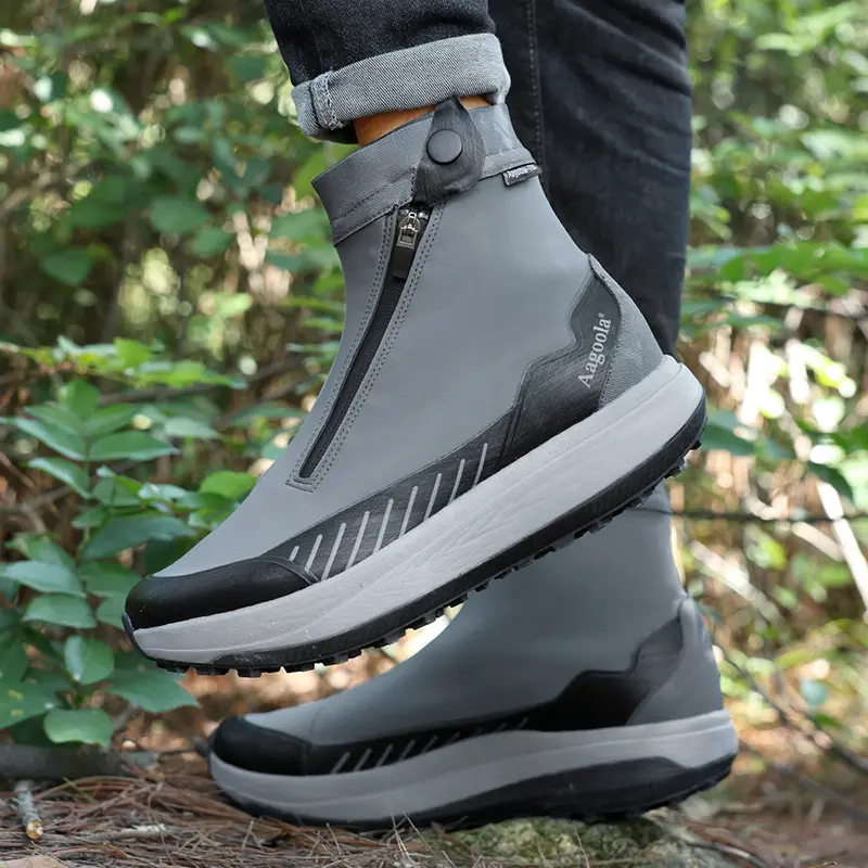 High-end Shock-absorbing Soft-soled Non-slip High-top Hiking Boots