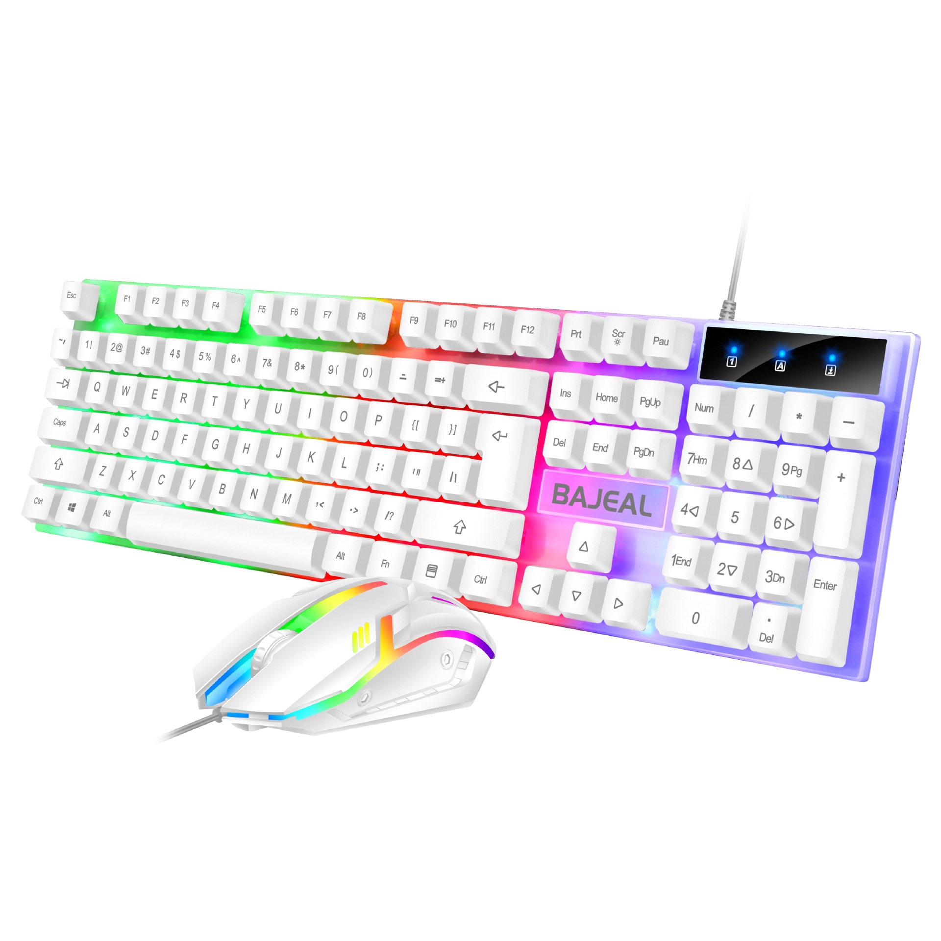 Title 5, 350 Wired Usb Luminous Game Key Mouse Computer ...