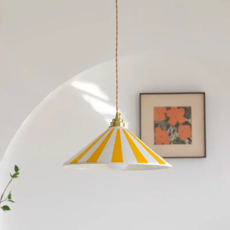 Modern Minimalist Creative Ceramic Pendant Lamp