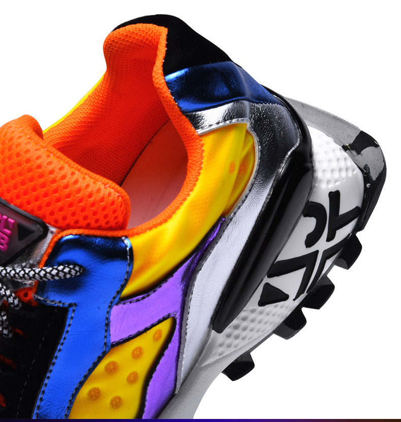 Title 3, Colorful old shoes with suction mold printing. ...