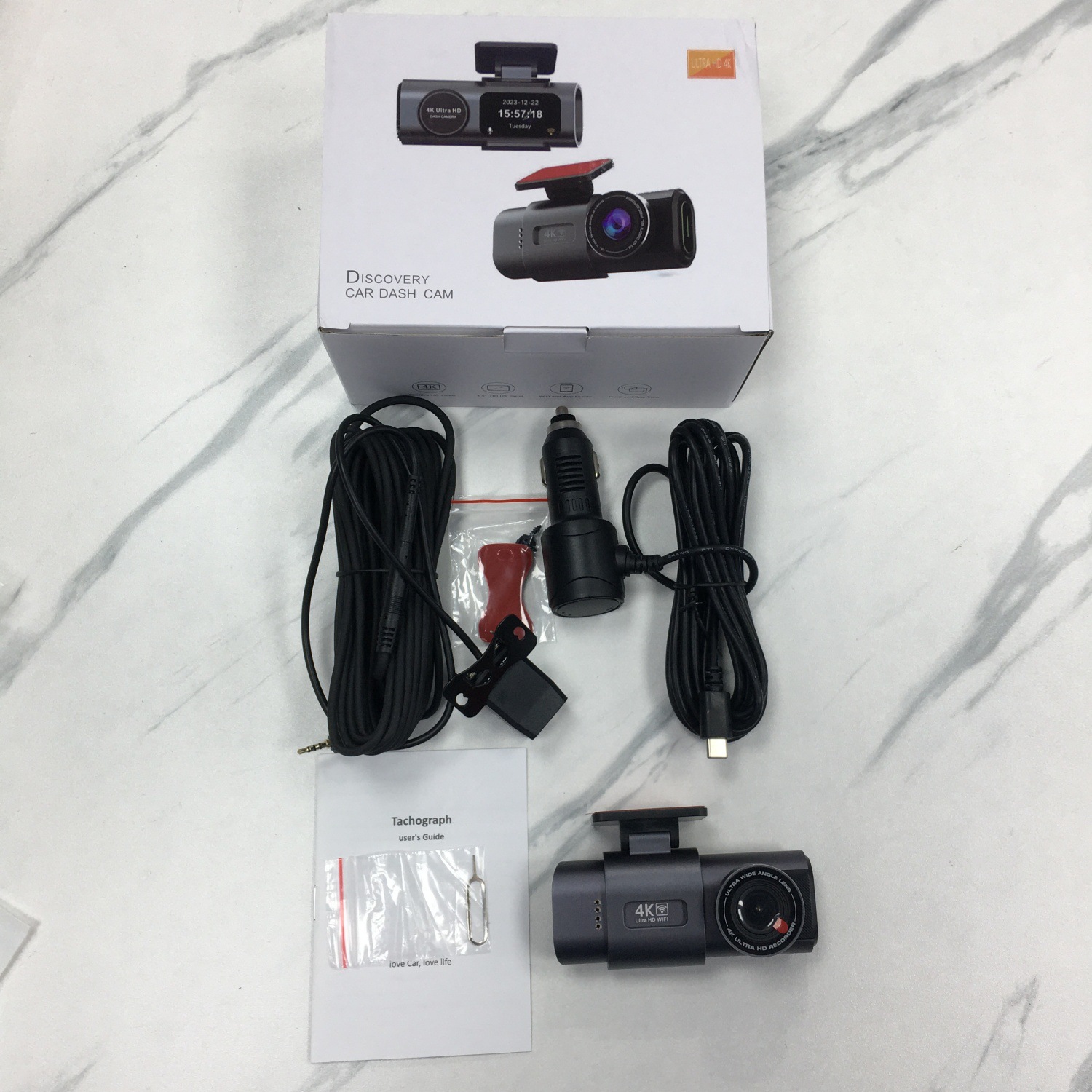 High definition Front and rear Dual Recording WiFi Smartphone Connectivity A Hidden In-car Dash Cam 2