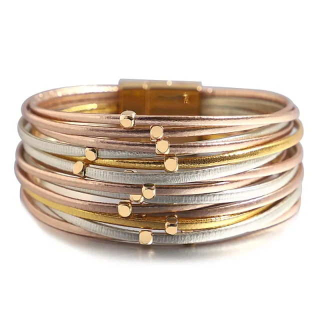 Vintage Beads Soft Leather Bracelet For Women 1Style - Shop at LoveMi