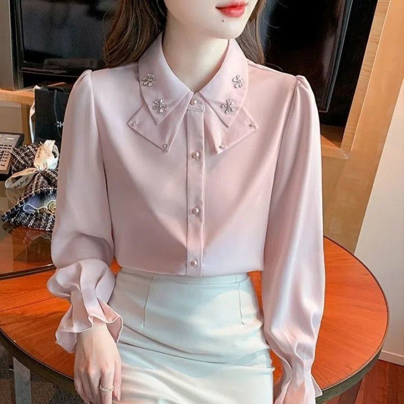 Fashion Personalized Chiffon Shirt For Women