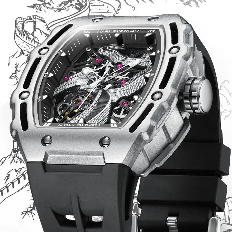 Openwork Carved Luminous Fully Automatic Mechanical Watch
