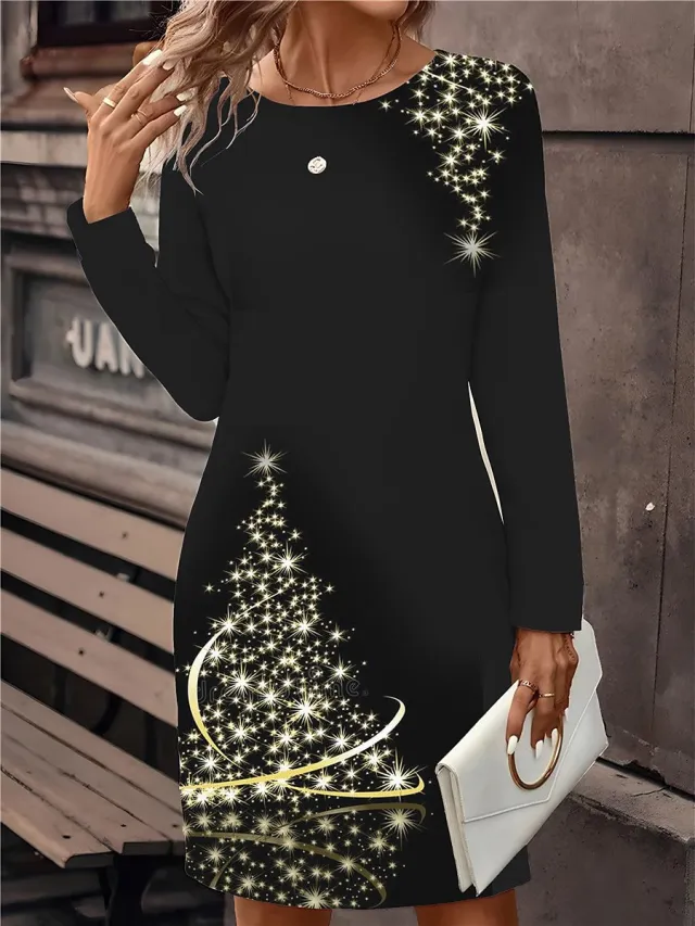 Women's Sweater Mini Dress Active Fashion 3 Style 5Xl - Shop at LoveMi
