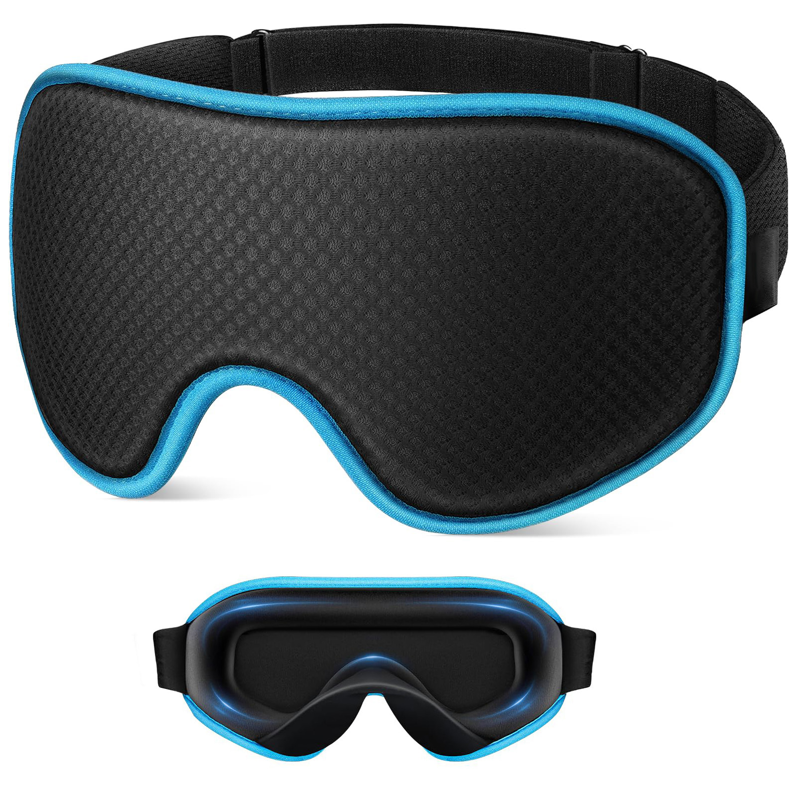 Memory Foam Zero-Pressure Summer Blackout Mesh 3D Breathable Eye Mask