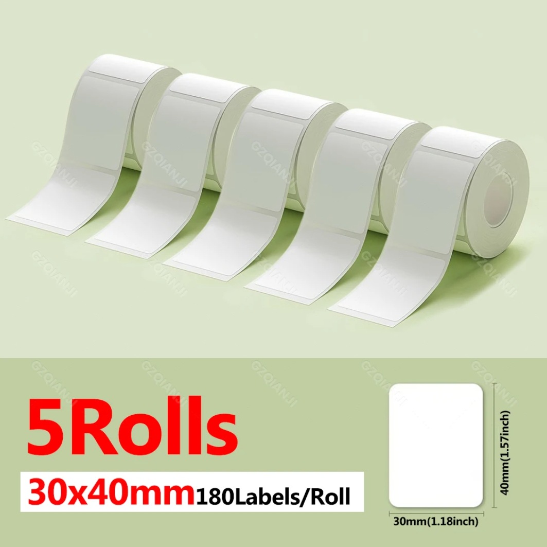 5 Rolls 30X40mm