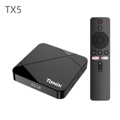 Set-top Box S905Y5 Android 14 Wi-Fi 6 4K Dual-band HD Player - Black - View 1