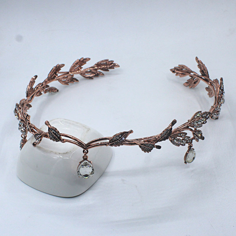 Forehead Diamond Rhinestone Wedding Headdress Vintage 4