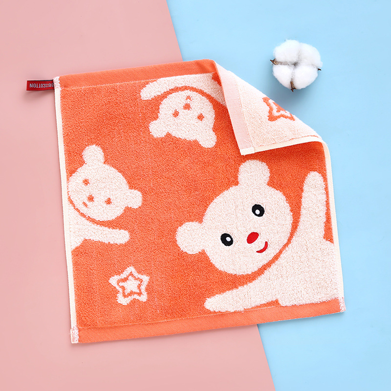 Children's Towel Home Soft Cartoon Face Towel Pure Cotton