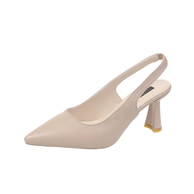 Pointed High Heels Women's Stiletto Toe Box Sandals Apricot - Shop at LoveMi
