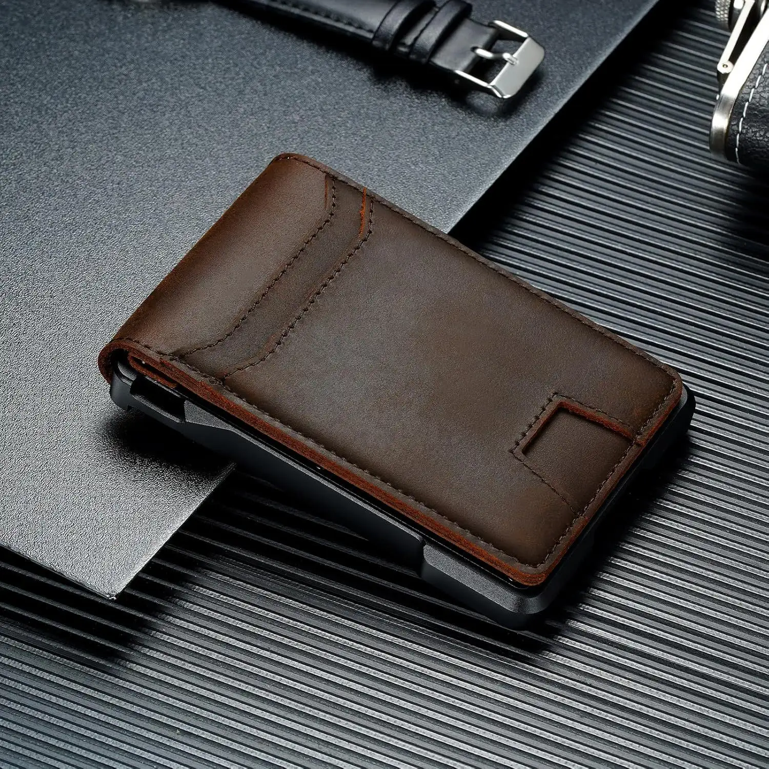 Anti-Scan Metal Card Holder European And American