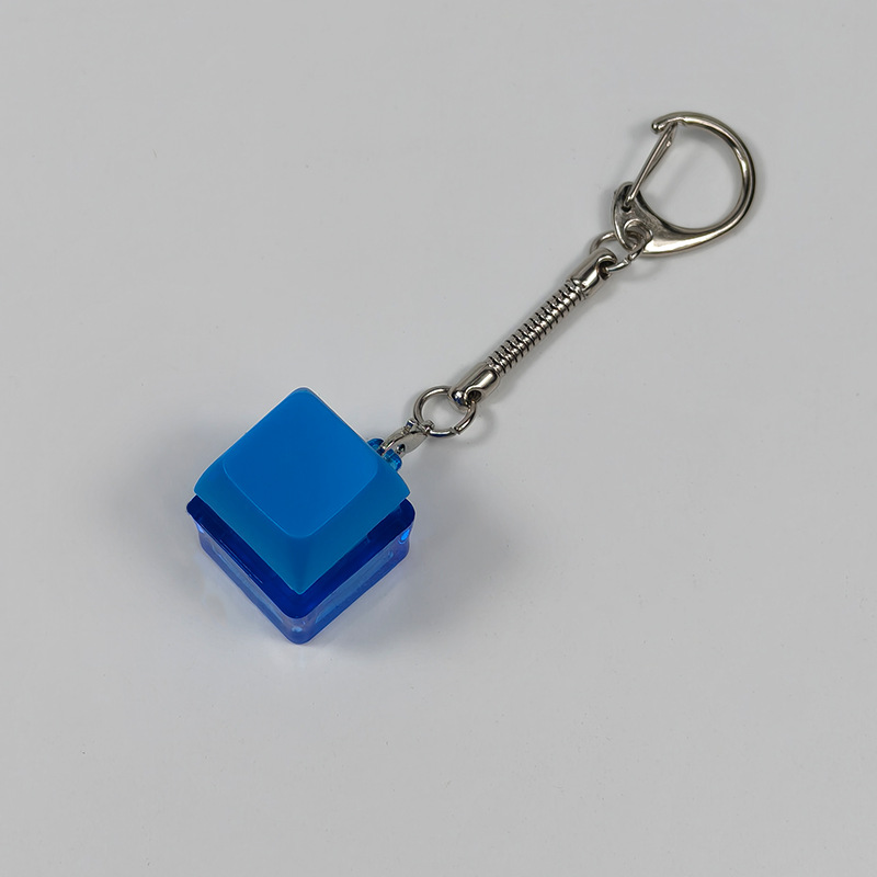 Stress-relief Keychain Toy With Finger-popping Buttons For Venting