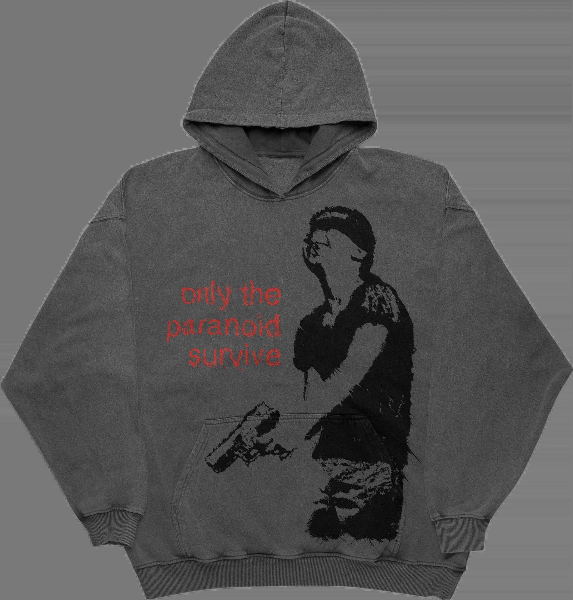 Letter Print Hoodie Loose Sweater