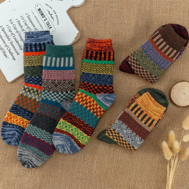 Title 5, New Womens Thickened Warm Rabbit Wool Socks Li...