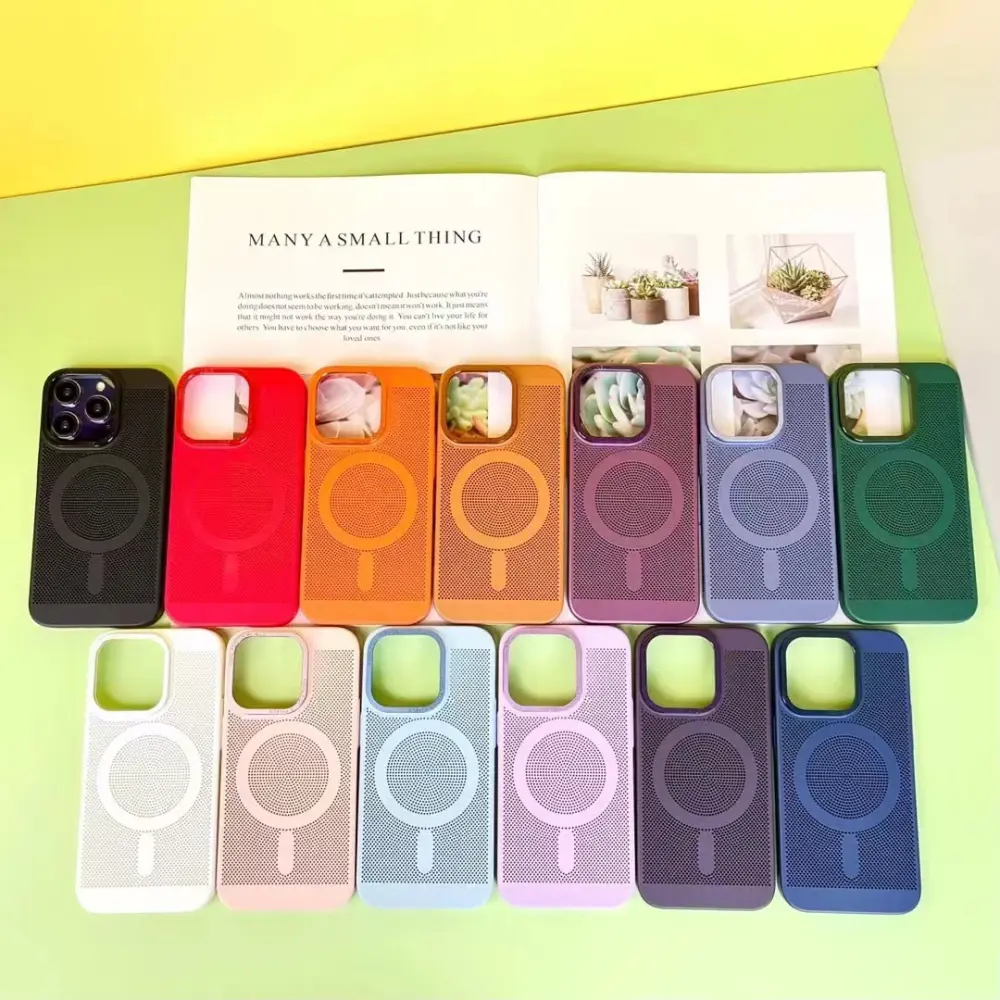 Magsafe Magnetic Suction Mobile Phone Case Anti-fall Heat Dissipation