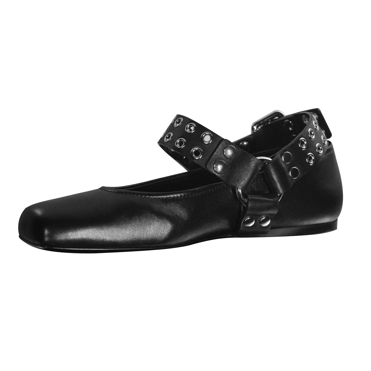 Leather Slingback Flats