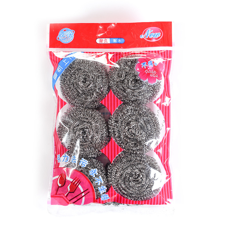 Decontamination Cleaning Steel Wire Ball Iron Wire Large Wire Cotton Kitchen Stainless Steel Dish